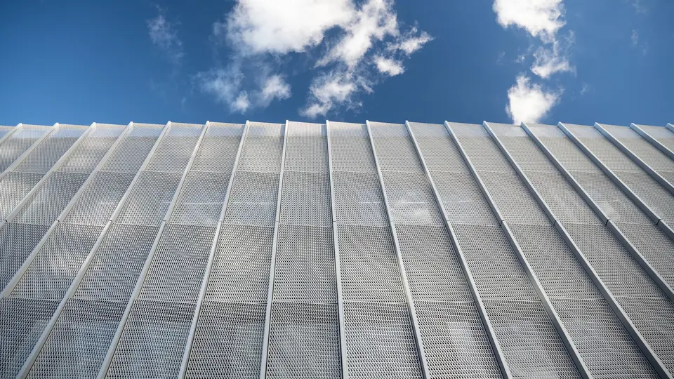 Vu d'ensemble du bâtiment L du CHU de Nantes